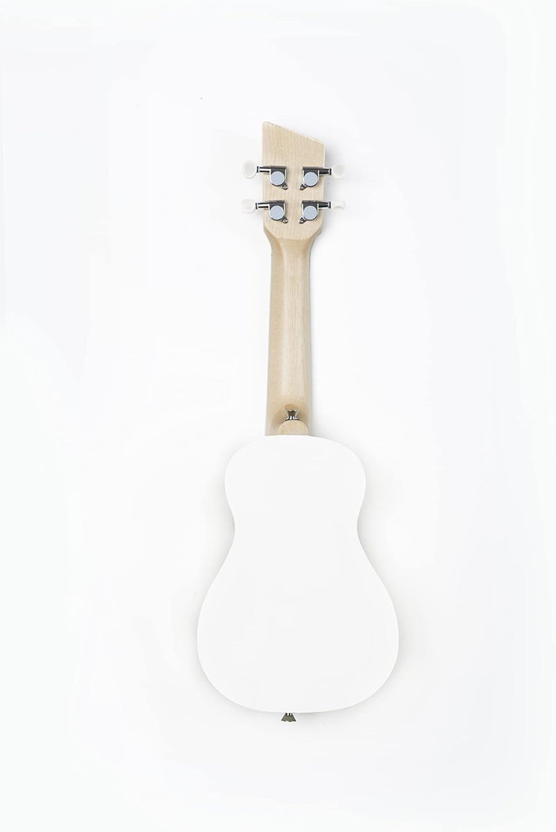 Loog Wood Soprano Ukulele for Kids & Beginners, App & Lessons, All Ages (White) - Image 2